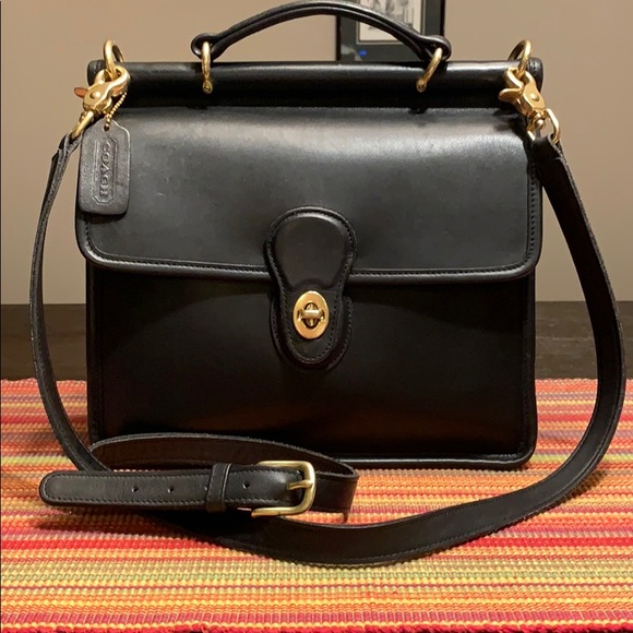 Coach Handbags - Vintage Coach Willis - Black - 9927